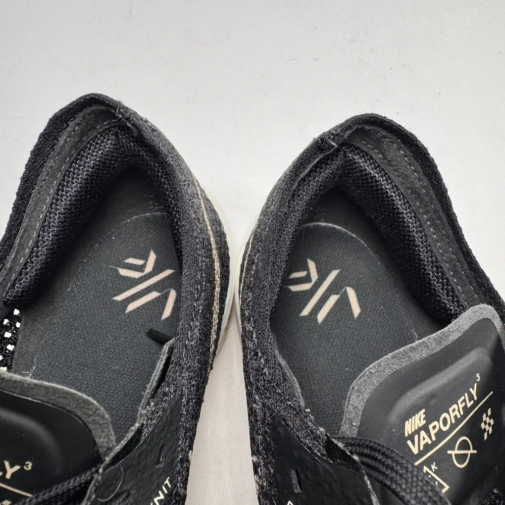 Nike Vaporfly 3 Black Metallic‎ Gold Running Shoes DV4129-001 Mens 7.5